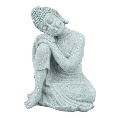 Kleine Buddha-Dekoration, exquisite Handwerkskunst, grüner Sandstein, Buddha-Ornamente für Aquarien