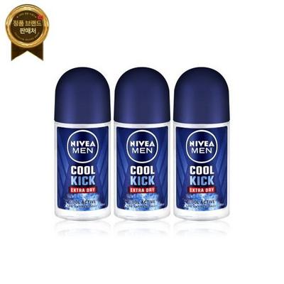 Men Deodorant Roll-on 50ml Cool Kick 3pcs