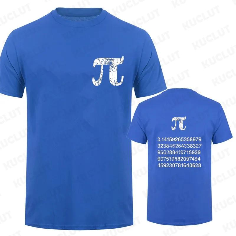 Vintage Pi Number T-Shirt Pi Math Geek Gift Men T Shirt Funny Tshirt Oversized Tees Tops Short Sleeve Men Tshirt Clothing