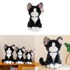 Super Cute Cat Cartoon Plush Doll With Pp Cotton Filling For Birthday Gift And Collection