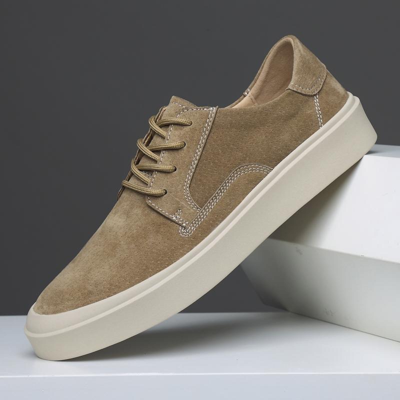 

Модная мужская повседневная обувь из натуральной кожи на шнуровке, удобная обувь для ходьбы, дышащая мужская кожаная обувь, мужская обувь 44 хаки