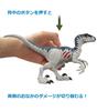 Mattel Jurassic World Realistic Mini Action Figure: Damaged! Velociraptor [Total Length: Approx. 20cm] [Ages 3 and Up] GWN14 Gray Medium