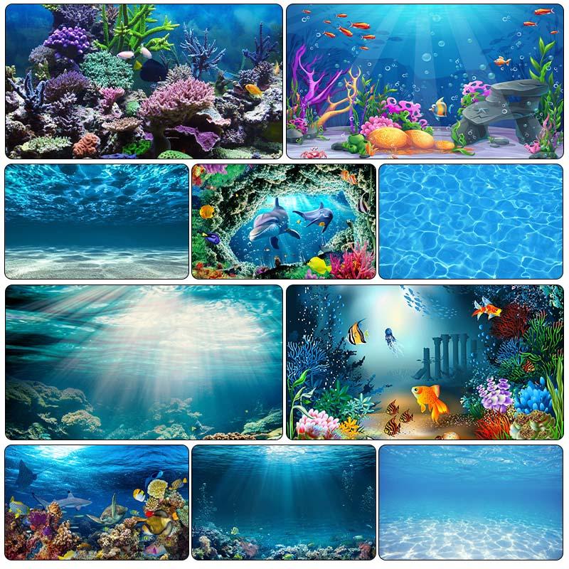 Lumea subacvatică Fantasy Ocean Aquarium Tema fotografie Fundal pânză Fundal foto Decor de perete