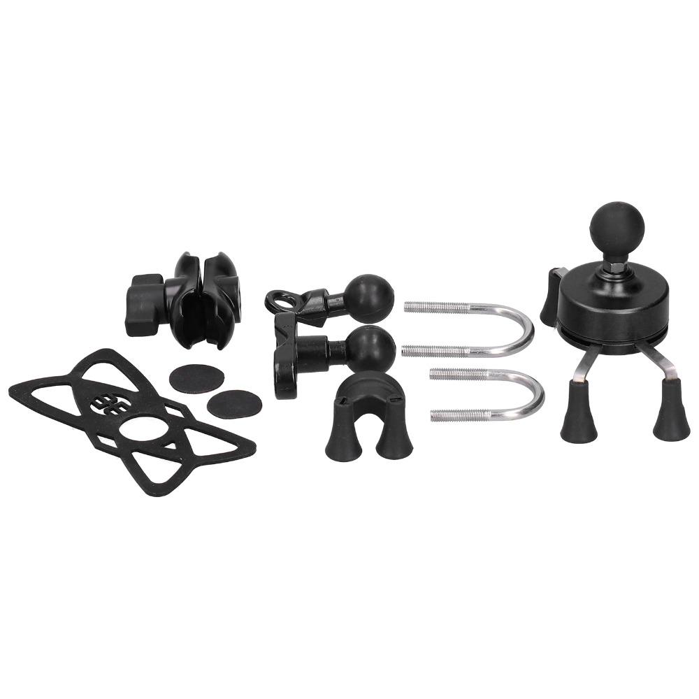 4 Inches To 6.5 Inches Mobile Phone Holder Black Holder Mount Universal Mount Modification Kit Handlebar Modification