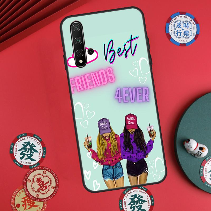 Girls Bff Best Friends Forever Always For Huawei Nova 5T 10 9 SE 7i 8i 11i 12i Y73 Y90 Y70 Y72 Y61 Y91 P60 Pro P30 P40 Lite Case