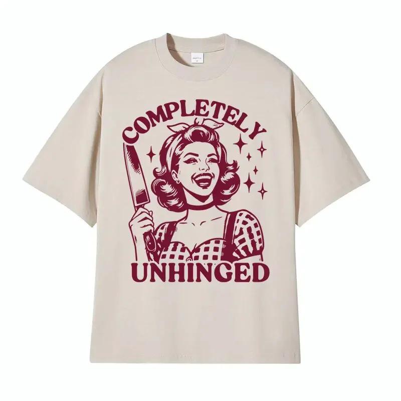 Trendy Creative Plus Size Cotton T-Shirt, Unisex Casual Round Neck Short Sleeve