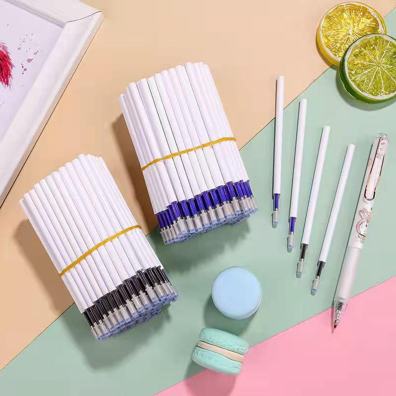 Erasable Click Pen Refills - Friction & Heat-Erase, Ideal for Student Calligraphy, Disappearing Ink, Neutral Refill