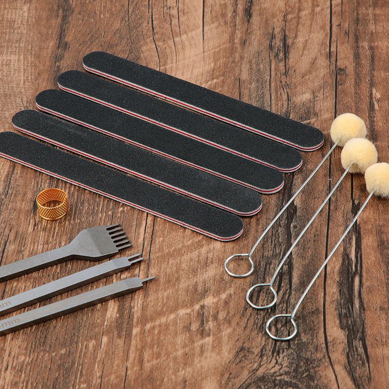Leather Tools Handmade Leather Goods Making Tools Leather DIY Tool Set Handmade Leather Goods Bag Tools