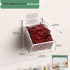 Wall-Mounted Spice Rack & Vegetables Basket with Onion, Ginger, Garlic Storage
