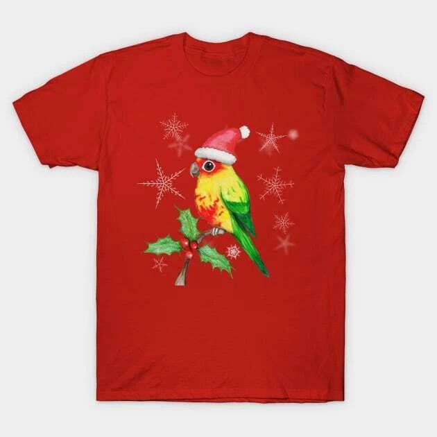 Christmas sun conure Made in Australia T-Shirt M