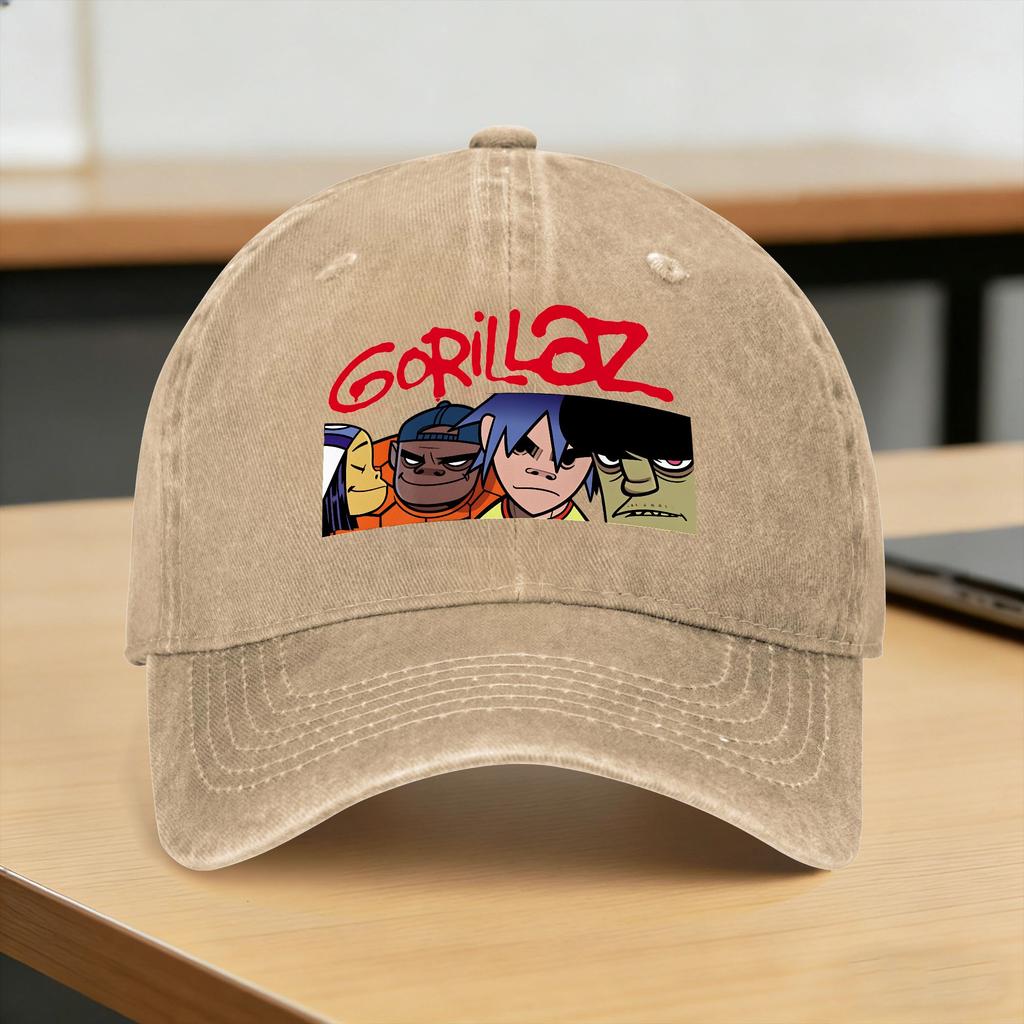 Gorillazs Band Casual Baseball Cap  Hunting Camping Trucker Hat Summer Wholesale Men Adult Classic Snapback Cap