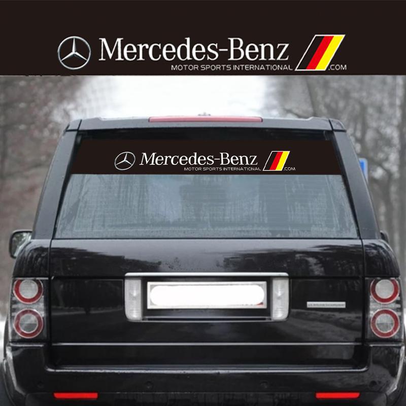 GLC GLB Samolepka na přední zadní sklo auta Dekorace Pro Mercedes Benz AMG W203 W206 W220 W205 W211 W212 W201 W210 W108 W
