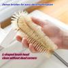 1pc Bottle Cleaning Brush With Wooden Handle Glass Cup Washing Brush No Dead Corner Cup Accessories Cleaning Supplies Tool