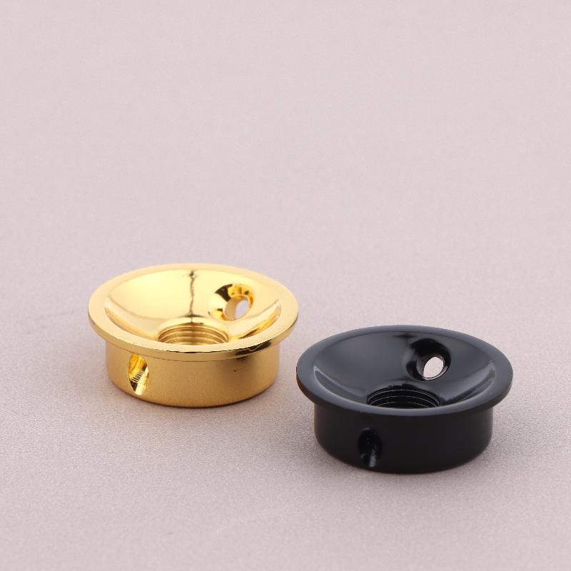 Round Socket Electric Guitar Audio Output Jack Plate Socket Guitar Jack Electric Bass Output Guitar Accessories