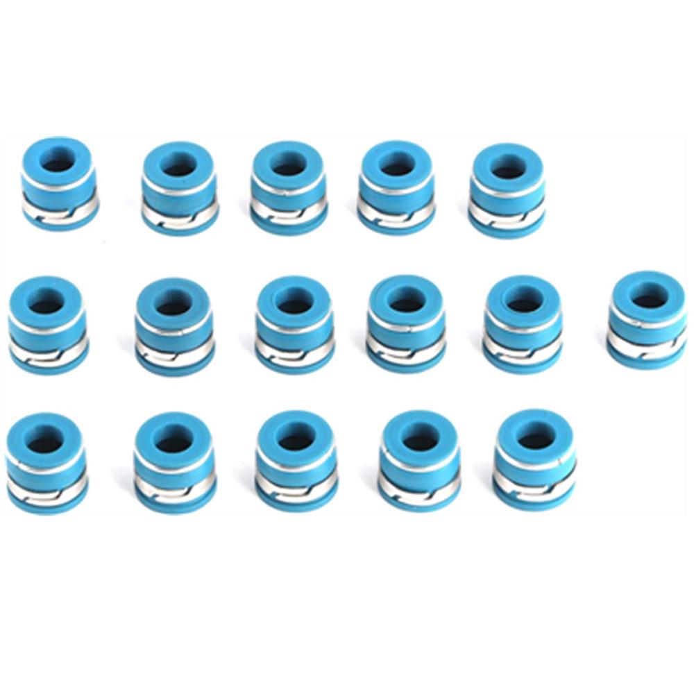 16 Pcs Fit For SBC BBC SBF BBF 11/32" X .500" Valve Stem Oil Seals Set
