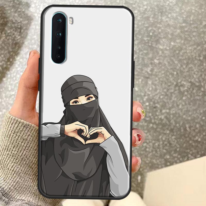 Hijab Face Muslim Islamic Case For OnePlus 15 12 13 11 10 9 Pro 13R 13T 12R 10T 10R Nord CE 5 2 3 4 Lite N20 N30 Coque
