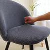Anti-slip Integrated Seat Cover Curved Duckbill Stool Slipcover  for Home Banquet Wedding