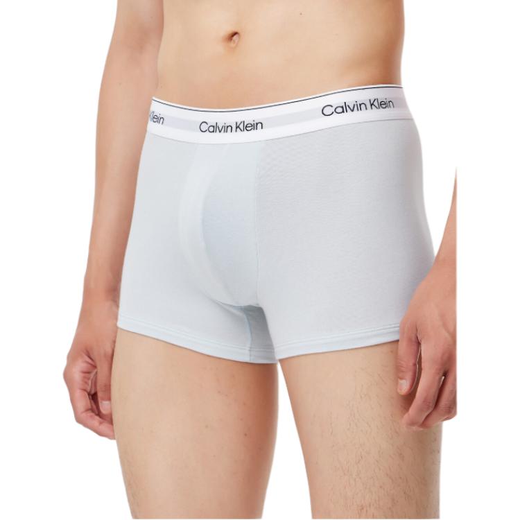 Calvin Klein Letter Print Mid-Rise Comfortable Boxer Briefs 3-Pack Men Underwear NB3963-PSW