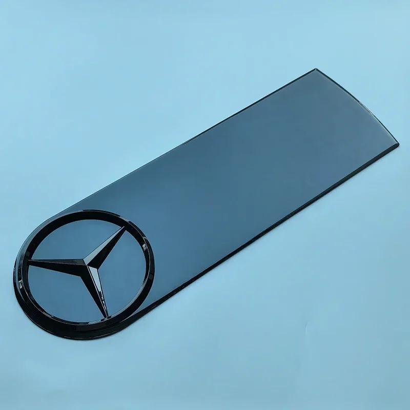 

C200 E200 New For Mercedes Benz Black Soft Rubber Sticker 3D Star Badge for Mercedes Benz W463 G500 G550 G55 G63 Car Trunk Spare spare tire sticker