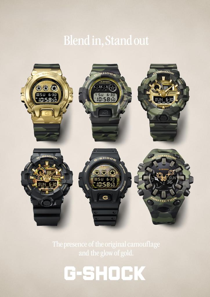 Casio G-SHOCK GM-6900CMG-3JF Men's Gold Watch