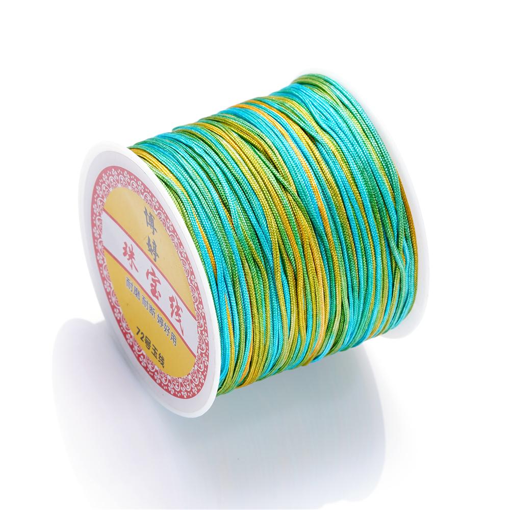 30M/Rolle 0,8mm Nylonfaden Schnur Chinesische Knoten Quasten Schnur Armband Geflochtene Schnur für DIY Schmuckherstellung Zubehör Zubehör