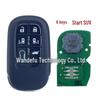 Compatible Honda Civic Accord CRV HRV Haoying Remote Key, 4A Chip 433MHz KR5TP-4 Frequency.