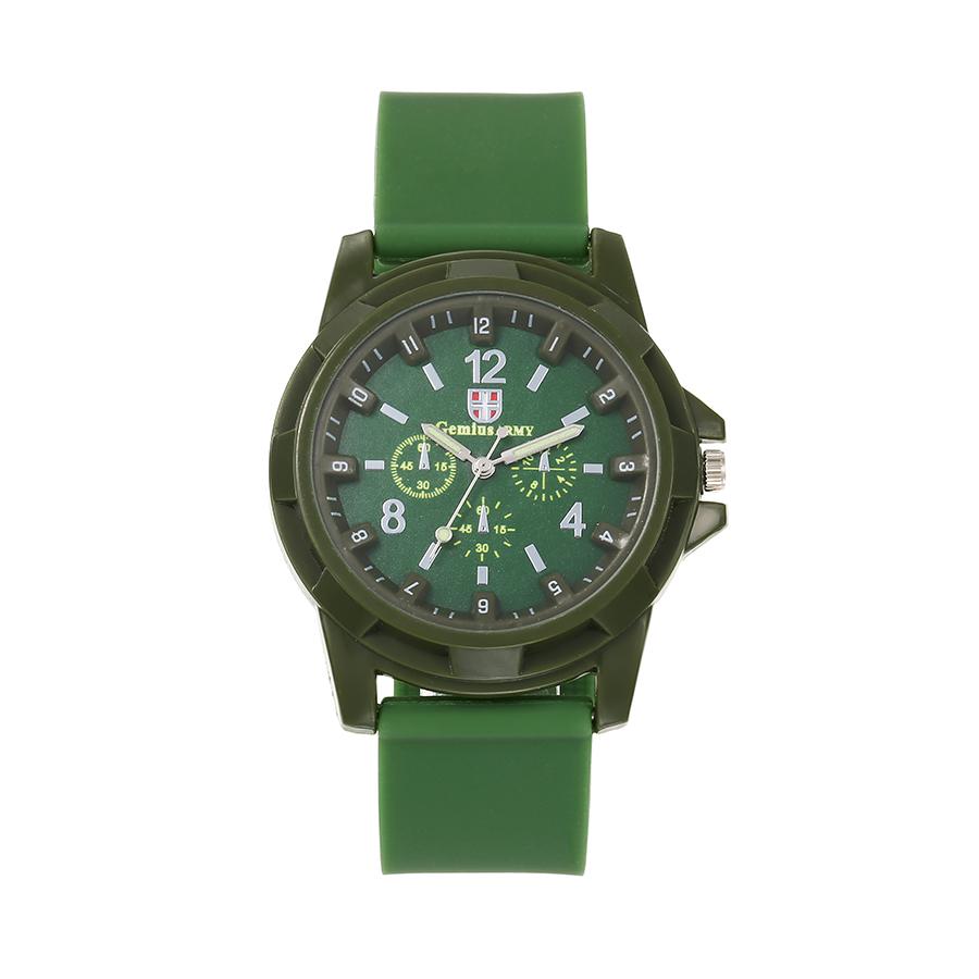 New casual fashion simple round dial pointer style canvas strap men's watch; Birthday gift of choice