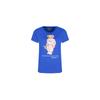 Polo Ralph Lauren Casual Solid Color Teddy Bear Cartoon Print Short Sleeve T-Shirt Women Tops Blue 211838100-002
