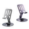Rotating Aluminum Phone & Tablet Holder - Multifunctional Folding Stand for Live Streaming & Online Classes