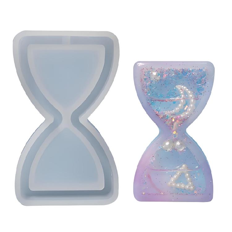 Easy To Use Silicone Sand Timer/Drift Bottle Mold For Handmade Keyring And Charm Creative Jewelry Making Tool