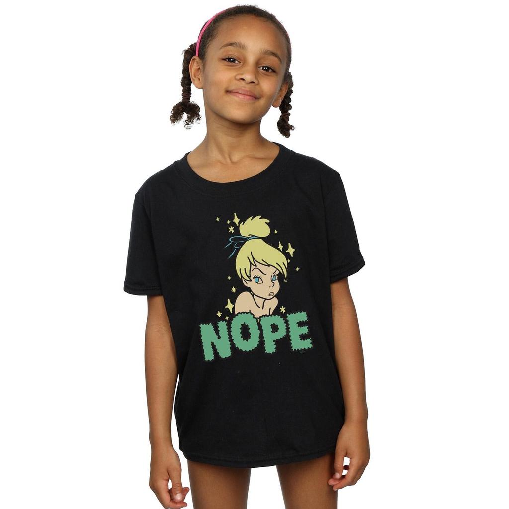 Disney Kızlar Tinker Bell Nope Pamuklu Tişört