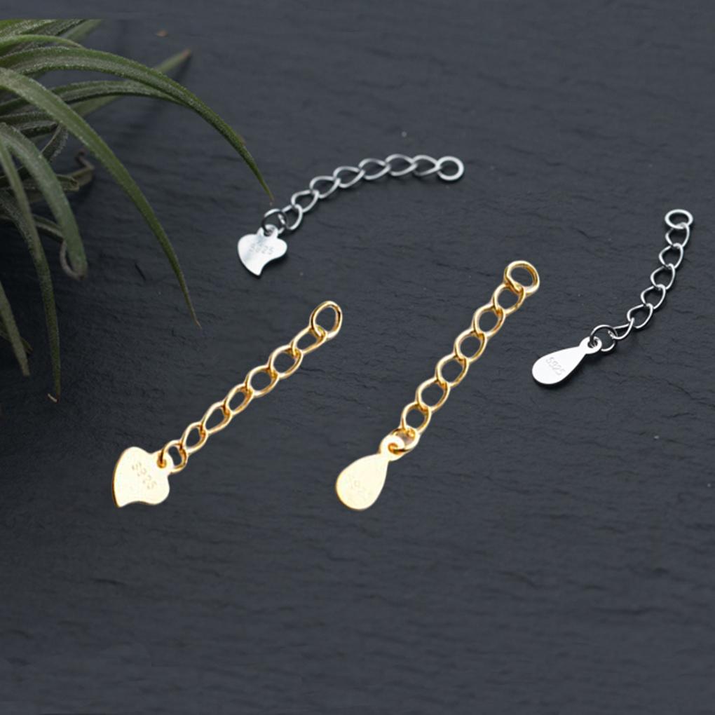 Bracelet Tail Link Chain DIY Craft Jewelry Findings Silver Bracelets Necklace Extension Chains Handmade Earrings