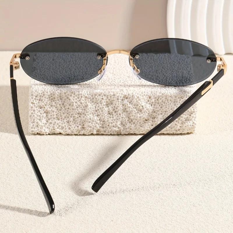 Fashion Vintage Small Frame Oval Metal Sun Glasses for Men Women Cycling Outdoor Summer Colorful UV400