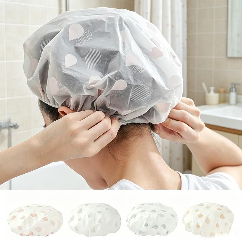 Women's Reusable Shower Cap Bonnet Douche Luxury Shower Bath Cap Swimming Cap Shower XYM002