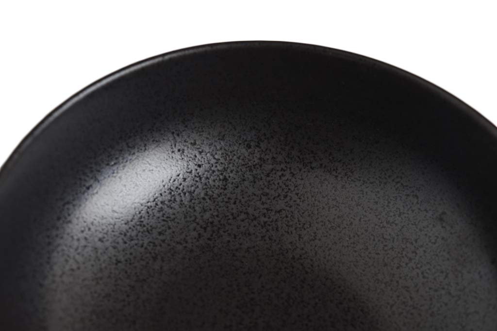 Set of 4 Lindstymest PIANO Black 6D Colored Safety Plates Bowls, 16cm, Soup/Salad Bowls, Tableware,