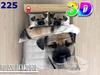 3D Cotton Satin Bedding 160x200cm PUPPY