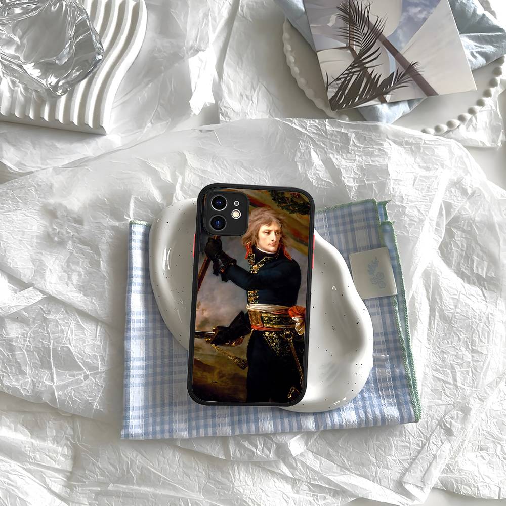Napoleon Bonaparte Silicone Case For IPhone 16 15 14 13 12 11 Pro Max Plus X XS MAX Shockproof Matte Cover