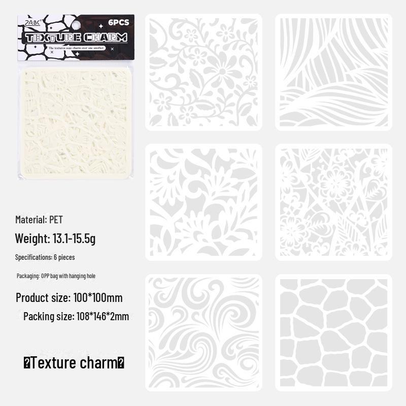 

Шаблон для рисования домашних животных Yuezhen Textured Hollow Texture charm