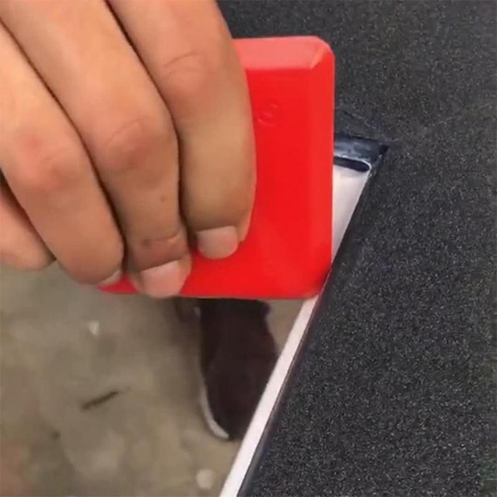 4Pcs Caulking Tools 3-in-1 Silicone Caulking Tools Set Glass Glue Angle Scraper,Caulk Remover Scratching Board Red Multifunction