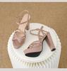 Chunky Heel Waterproof Platform Sandals with Thin Straps for Women, Sizes 35-42 - Ideal for Nightclub, Runway, or Work.