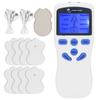 Muscle Stimulator Portable Electronic Pulse Massager with 8 Pads for Pain Relief TherapyUS Plug 100 240V