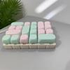 Mini 24 Keyboard Keychain Color Block Keycap Set Lovely Girly Style Purse Charm Nice Gift for Classmates Friends