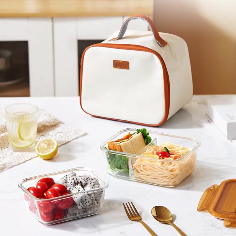 Corning VISIONS Glass Food Storage Containers with Insulated Bag