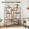SONGMICS Rack Width 40CM Steel Rack 5 Tier Gap Storage Shelf Slim Kitchen Cart Bathroom Storage Storage Rack Height Adjustable Stylish Shelf Depth 30