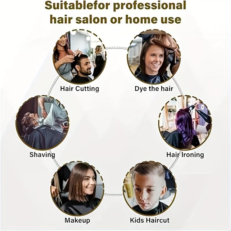 Black Hairdressing Suits for Barbers and Family Hairdressing Rooms Essential Accessories for Barbers