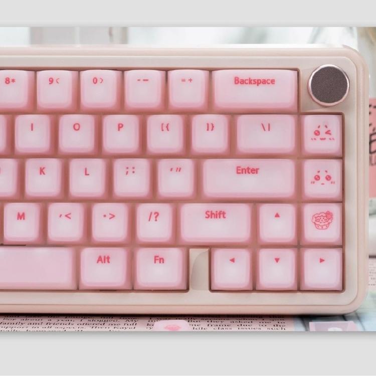 ABS Silicone Gamings Keycaps 115Key Mechanical Keyboards Jelly Puddings Translucents Keyset Small Keyboards Keycaps
