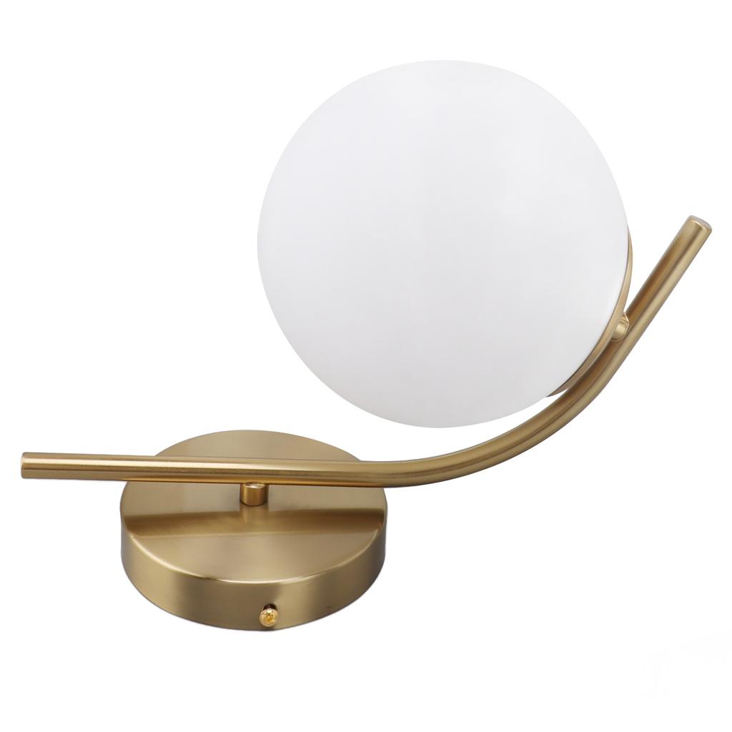 Glass Wall Sconce Indoor Wall Sconce Golden E27 E26 Wall Lamp Holder 85?265V for Bedroom