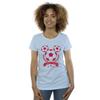 Disney Womens/Ladies Mickey Football Head Cotton T-Shirt
