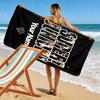 Name Custom Super Junior Print Beach Towel, Large Soft Quick Dry Towel for Beach Camping Swimming