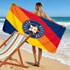 Astros Print Beach Towel, Large Soft Quick Dry Towel for Beach Camping Swimming